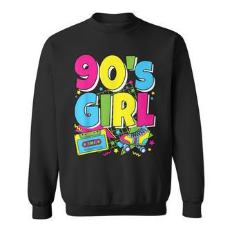 90S Girl 1990S Fashion 90S Theme Outfit Nineties 90S Costume Sweatshirt | Mazezy