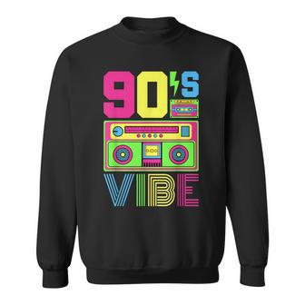 90S Vibe 1990 Style Fashion 90 Theme Outfit Nineties Costume Sweatshirt | Mazezy UK