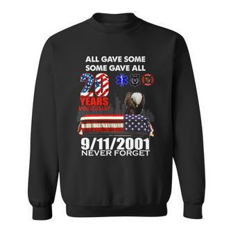 9112001 20Th Anniversary Never Forget Men Women Sweatshirt Graphic Print Unisex - Thegiftio UK