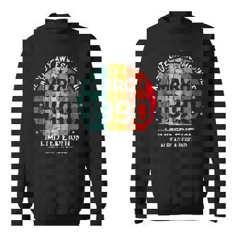 Absolutely Awesome Since March 1990 Man Woman Birthday Sweatshirt | Mazezy