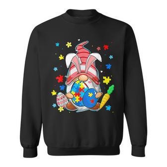 Accept Understand Love Gnome Easter Day Autism Awareness Sweatshirt - Seseable
