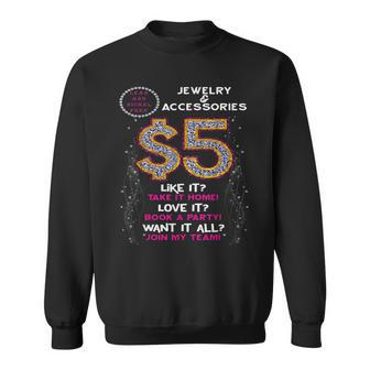 Accessories Supplies Jewelry Online Consultant Bling Sweatshirt - Seseable