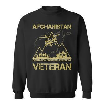 Afghanistan Veteran Graphic Sweatshirt - Seseable