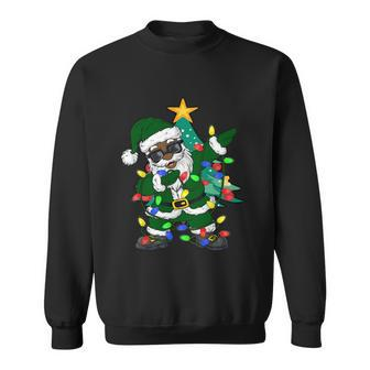 African American Santa Claus Ugly Christmas Pajamas 2021 Gift Sweatshirt - Monsterry CA