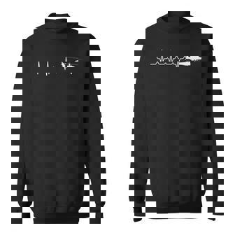 Ah-64 Apache Heartbeat | Air Force Military Veteran Sweatshirt - Seseable