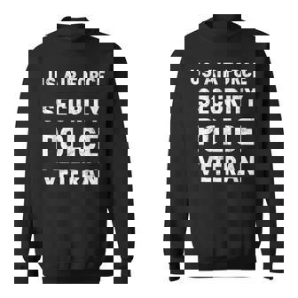 Air Force Security Police Veteran Air Force Security Forces Sweatshirt | Mazezy