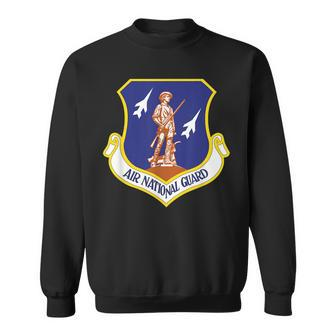 Air National Guard Military Veteran Air Force Patriotic Men Women Sweatshirt Graphic Print Unisex - Seseable