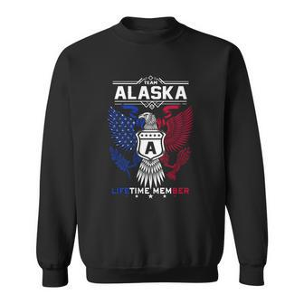 Alaska Name - Alaska Eagle Lifetime Member Sweatshirt - Seseable
