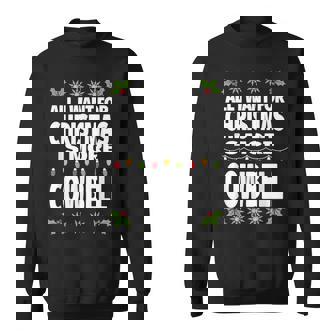 All I Want For Christmas Is More Cowbell Funny Music Men Women Sweatshirt Graphic Print Unisex - Seseable
