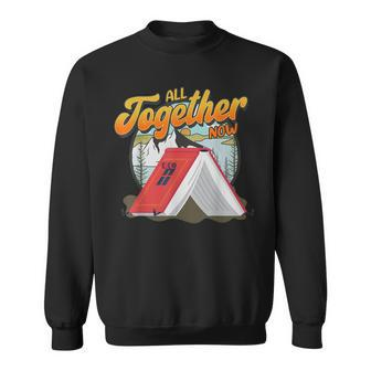 All Together Now Summer Reading 2023 Camp Camping Lover Sweatshirt | Mazezy