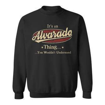 Alvarado Personalized Name Gifts Name Print S With Name Alvarado Sweatshirt - Seseable