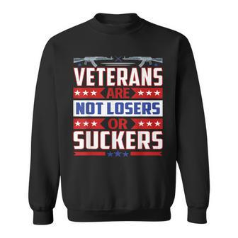Amazing For Veterans Day | Veterans Are Not Losers Sweatshirt - Seseable