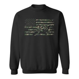 American Flag Camouflage Motorcycle Apparel Motorcycle Sweatshirt - Seseable