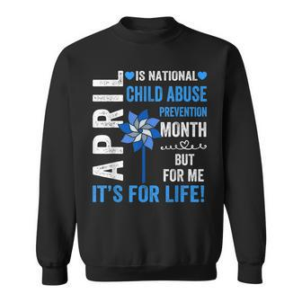 April Is Child Abuse Prevention Month Child Abuse Awareness Sweatshirt | Mazezy