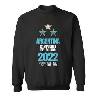 Argentina Campeones Del Mundo 2022 Sweatshirt | Mazezy