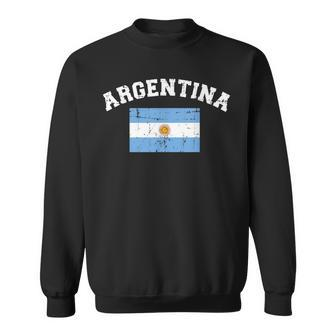 Argentina Flag V2 Men Women Sweatshirt Graphic Print Unisex - Seseable