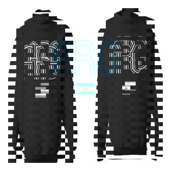 Argentina Retro Argentina Argentina Flag Proud Men Women Sweatshirt Graphic Print Unisex - Seseable