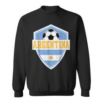 Argentina Soccer Jersey 2022 World Argentine Football Fan Men Women Sweatshirt Graphic Print Unisex - Thegiftio UK