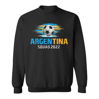 Argentina Squad 2022 Jersey Proud Argentina Flag Sun Of May Men Women Sweatshirt Graphic Print Unisex - Seseable