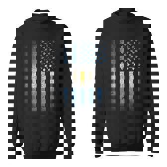 Argentinian American Flag Argentina Usa Argentine Gift Men Women Sweatshirt Graphic Print Unisex - Seseable