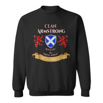 Armstrong Scottish Family Clan Middle Ages Mischief Men Women Sweatshirt Graphic Print Unisex - Seseable