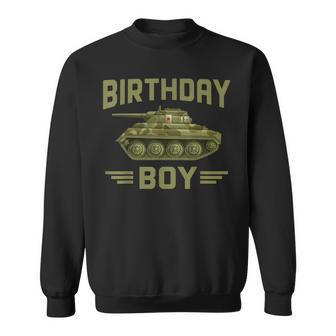 Army Birthday Army Party Military Birthday Boy Sweatshirt | Mazezy
