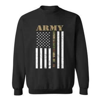 Army Flag Thin Camo Line Sweatshirt - Monsterry
