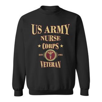 Army Nurse Veteran Us Army Medical Hospital Men Women Sweatshirt Graphic Print Unisex - Seseable