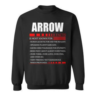 Arrow Fact Fact Arrow For Arrow Fact Sweatshirt - Seseable