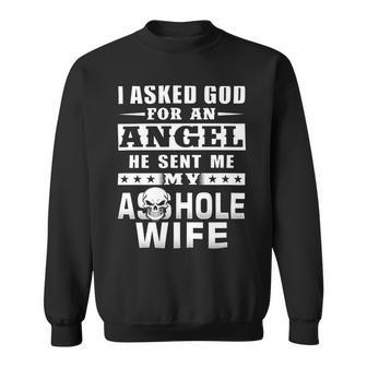 Ask God-Angel-Husband-2 - Mens Standard Sweatshirt - Monsterry DE
