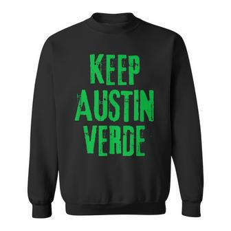 Austin Verde Soccer Football Fan Sweatshirt - Seseable