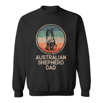 Australian Shepherd Dog - Vintage Australian Shepherd Dad Sweatshirt - Seseable