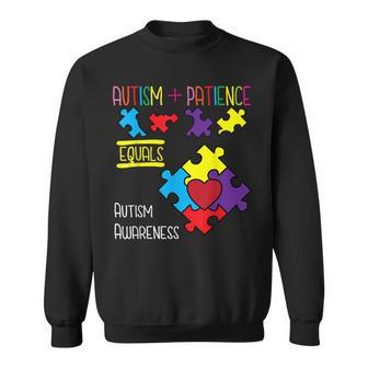 Autism Awareness Kindness Puzzle Heart Jigsaw Spectrum  Sweatshirt