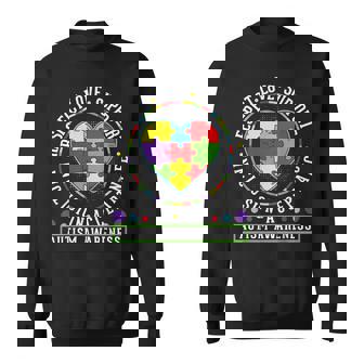 Autism Awareness Respect Love Support Inclusion Acceptance Sweatshirt | Mazezy