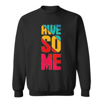 Awesome Broken Letters Sweatshirt - Monsterry AU