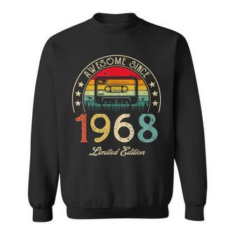 Awesome Since 1968 Vintage 1968 54Th Birthday 54 Years Old Sweatshirt - Seseable