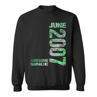 Awesome Since June 2007 16Th Birthday Born 2007 Sweatshirt - Seseable