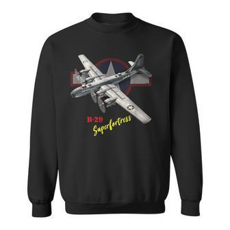 B29 Superfortress Ww2 Bomber Airplane Sweatshirt | Mazezy