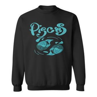 Baby Fish Pisces Zodiac Sign Sweatshirt | Mazezy
