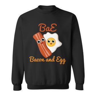 Bae Bacon And Eggs Funny Best Friends Sweatshirt - Monsterry