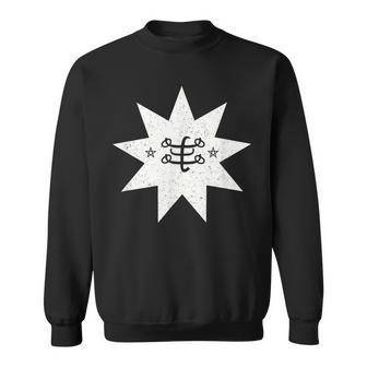 Bahai Faith Star Ringstone Symbol Sweatshirt | Mazezy