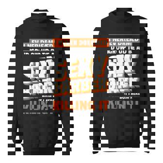 Barber Barbershop Hair Stylist Hairdresser Funny Haircutter Sweatshirt - Thegiftio UK
