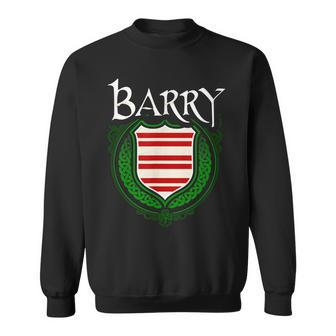Barry Surname Irish Last Name Barry Family Crest Sweatshirt | Mazezy