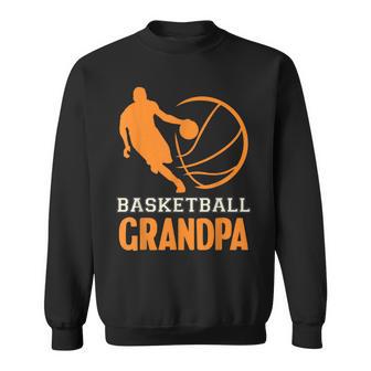 Basketball Opa Schwarzes Sweatshirt mit Spielergrafik - Seseable