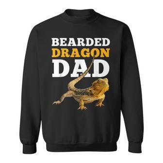Bearded Dragon Dad Fathers Day Birthday Animal Loves Gifts Sweatshirt - Seseable