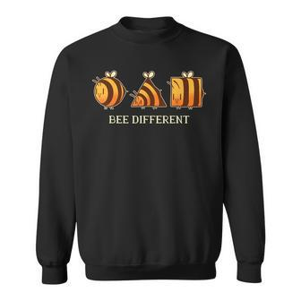 Bee Different Bees Keeper Bee Lover Keeping Gifts Men Women Sweatshirt Graphic Print Unisex - Seseable