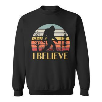 Believe Bigfoot I Believe In Bigfoot Gifts Sweatshirt | Mazezy