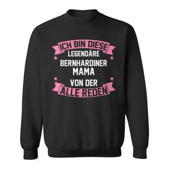 Bernhardinermama Bernhardiner Mama Sweatshirt - Seseable