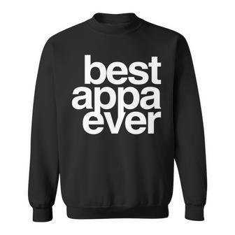 Best Appa Ever Korean Fathers Day Dad Sweatshirt | Mazezy