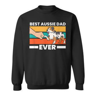 Best Australian Shepherd Papa Ever Dad Aussie Dad Sweatshirt | Mazezy